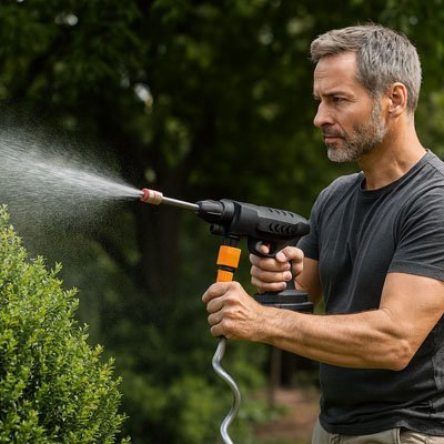 Nettoyeur haute pression sans fil | PowerClean - JARDINVERT MALIN.COM