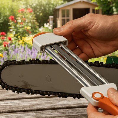 Affûteur chaîne tronçonneuse | Precision Pro - JARDINVERT MALIN.COM