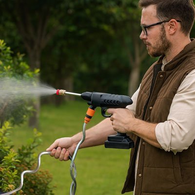 Nettoyeur haute pression sans fil | PowerClean - JARDINVERT MALIN.COM